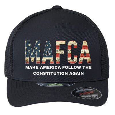 Mafca Make America Follow The Constitution Again Flexfit Unipanel Trucker Cap
