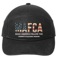 Mafca Make America Follow The Constitution Again 7-Panel Snapback Hat