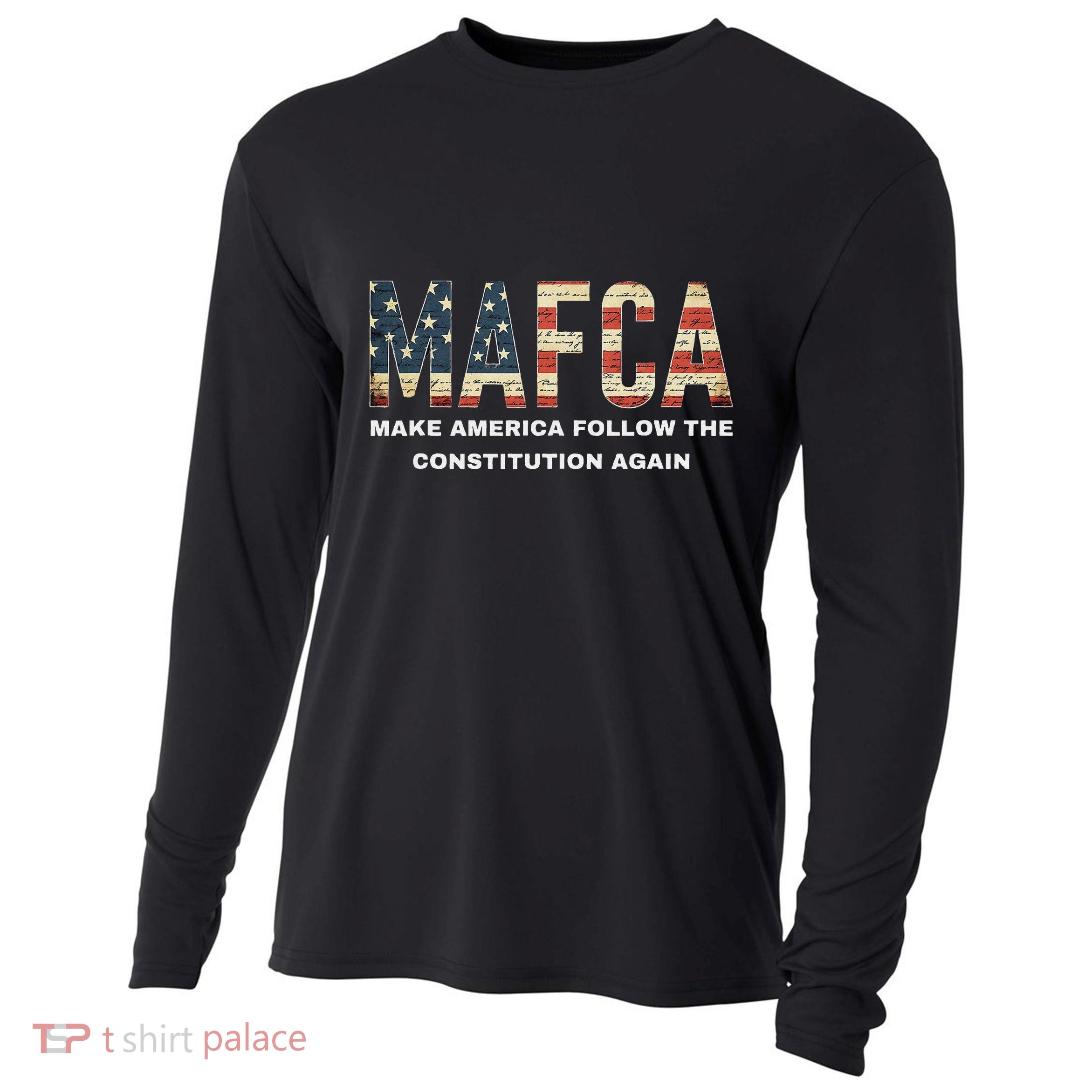 Mafca Make America Follow The Constitution Again Cooling Performance Long Sleeve Crew
