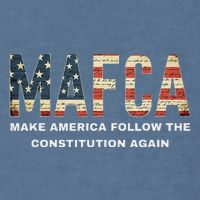 Mafca Make America Follow The Constitution Again Garment-Dyed Sweatshirt