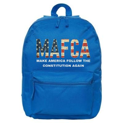 Mafca Make America Follow The Constitution Again 16 in Basic Backpack