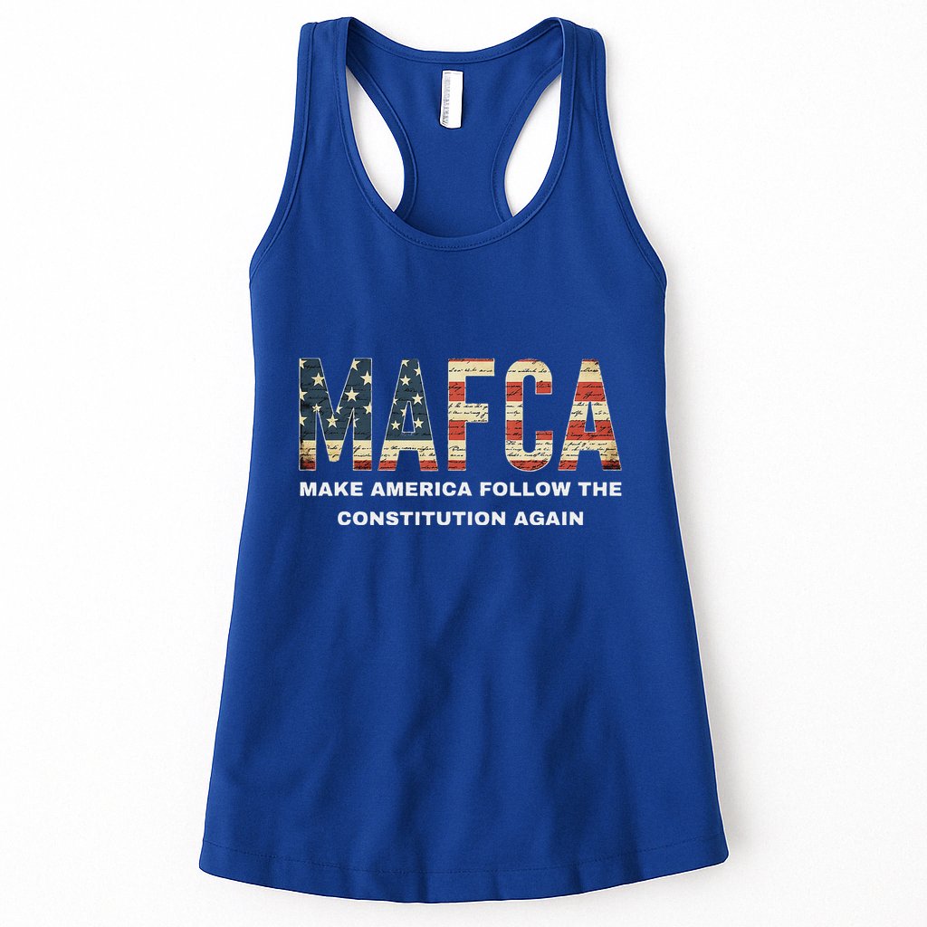 Mafca Make America Follow The Constitution Again Womens Tank Top