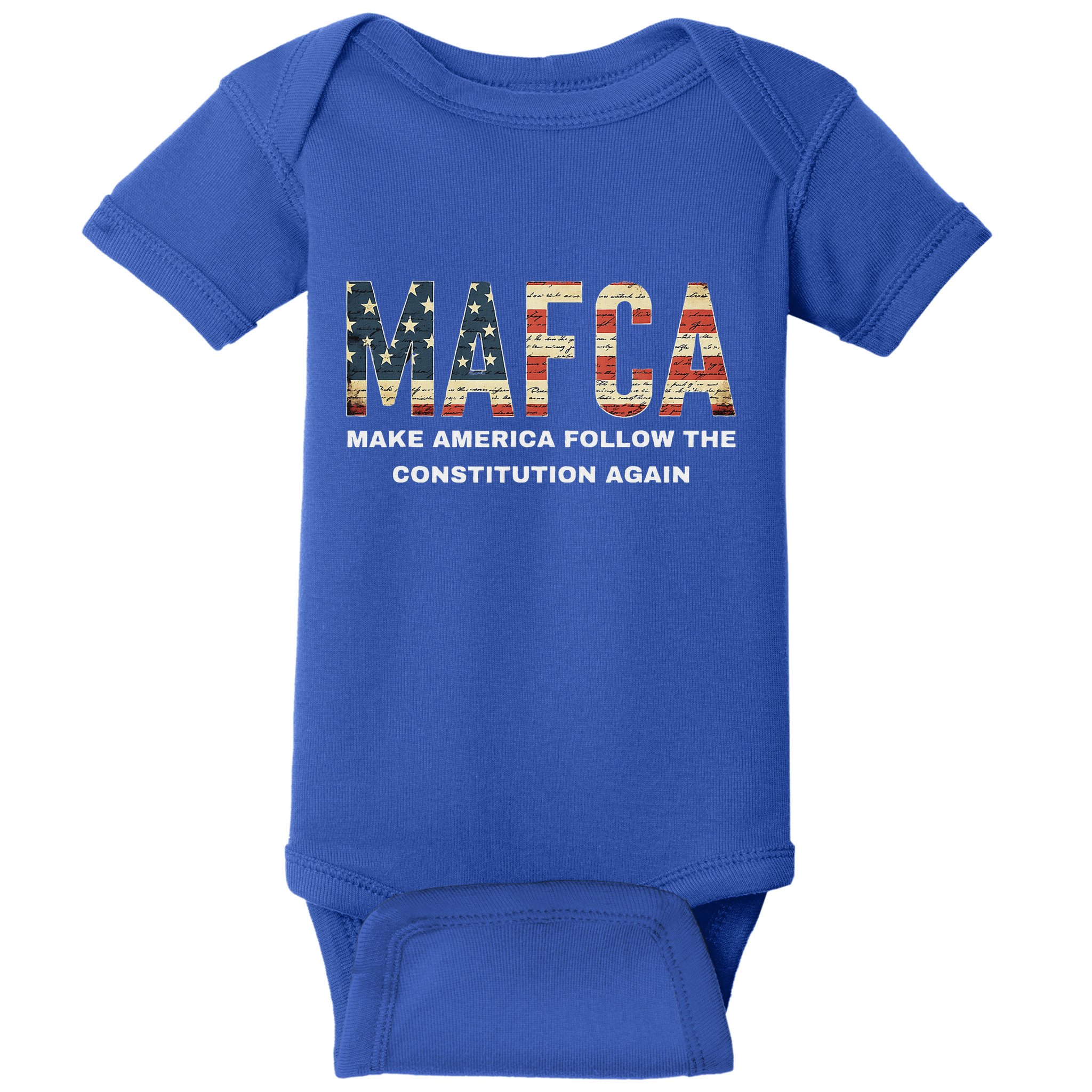 Mafca Make America Follow The Constitution Again Baby Bodysuit