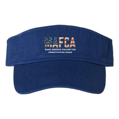 Mafca Make America Follow The Constitution Again Visor