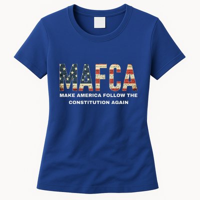 Mafca Make America Follow The Constitution Again Womens T-Shirt