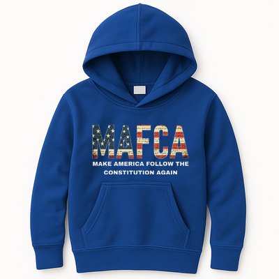 Mafca Make America Follow The Constitution Again Kids Hoodie