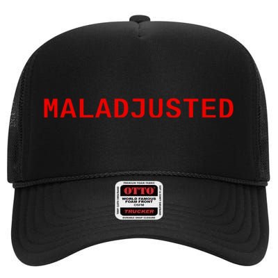 Maladjusted High Crown Mesh Back Trucker Hat