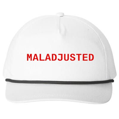 Maladjusted Snapback Five-Panel Rope Hat