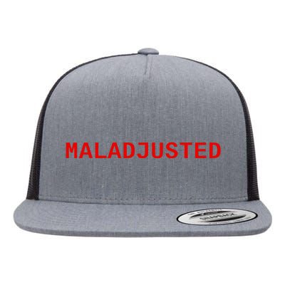 Maladjusted Flat Bill Trucker Hat