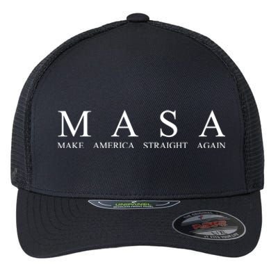 MASA Make America Straight Again Flexfit Unipanel Trucker Cap