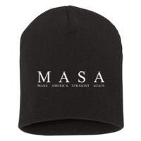 MASA Make America Straight Again Short Acrylic Beanie