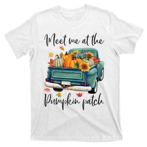 Meet Me At The Pumpkin Patch Halloween Thanksgiving T-Shirt