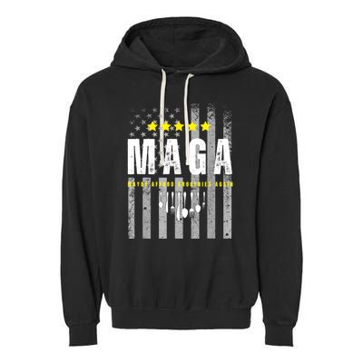 Maga Maybe Afford Groceries Again Garment-Dyed Fleece Hoodie