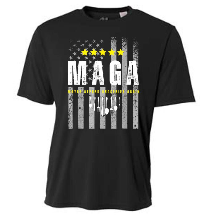 Maga Maybe Afford Groceries Again Cooling Performance Crew T-Shirt