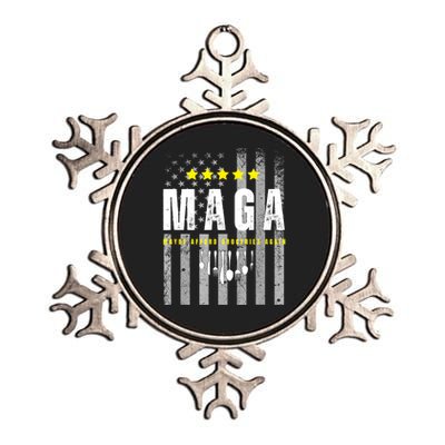 Maga Maybe Afford Groceries Again Metallic Star Ornament