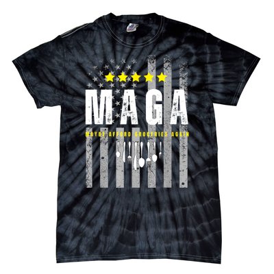 Maga Maybe Afford Groceries Again Tie-Dye T-Shirt