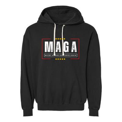 Maga Maybe Afford Groceries Again Garment-Dyed Fleece Hoodie