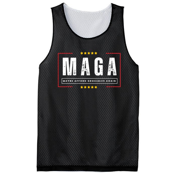 Maga Maybe Afford Groceries Again Mesh Reversible Basketball Jersey Tank