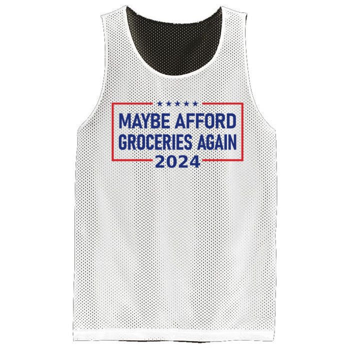 Maga Maybe Afford Groceries Again Mesh Reversible Basketball Jersey Tank