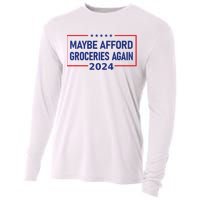 Maga Maybe Afford Groceries Again Cooling Performance Long Sleeve Crew