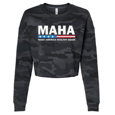 Maha Make America Healthy Again 2024 Cropped Pullover Crew