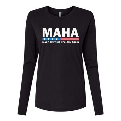 Maha Make America Healthy Again 2024 Womens Cotton Relaxed Long Sleeve T-Shirt