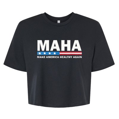 Maha Make America Healthy Again 2024 Bella+Canvas Jersey Crop Tee