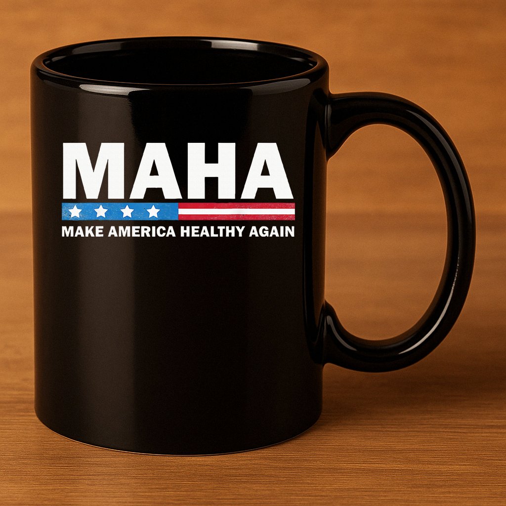 Maha Make America Healthy Again 2024 11oz C Handle Ceramic Mug