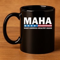 Maha Make America Healthy Again 2024 11oz C Handle Ceramic Mug