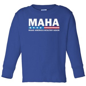 Maha Make America Healthy Again 2024 Toddler Long Sleeve Shirt