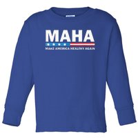 Maha Make America Healthy Again 2024 Toddler Long Sleeve Shirt