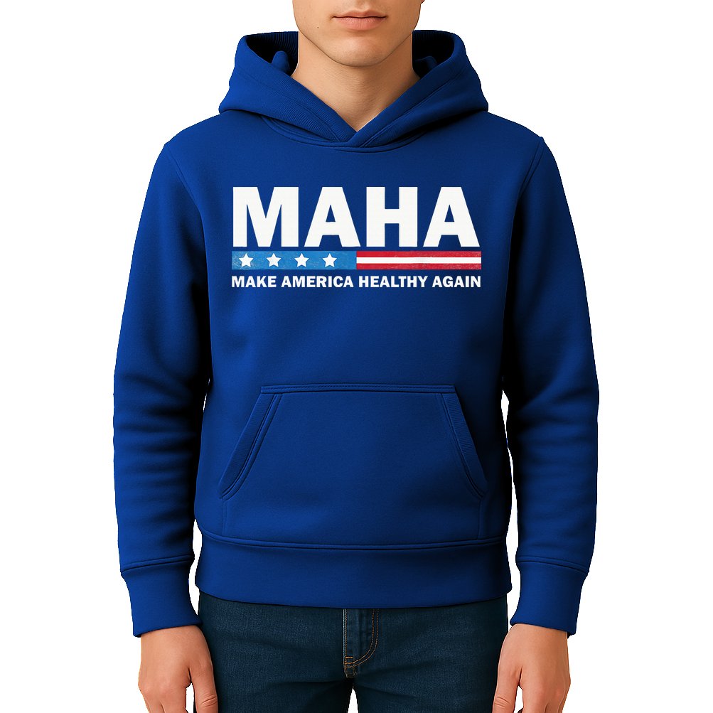 Maha Make America Healthy Again 2024 Kids Hoodie