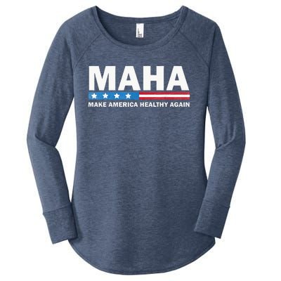 Maha Make America Healthy Again 2024 Women's Perfect Tri Tunic Long Sleeve Shirt