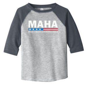 Maha Make America Healthy Again 2024 Toddler Fine Jersey T-Shirt