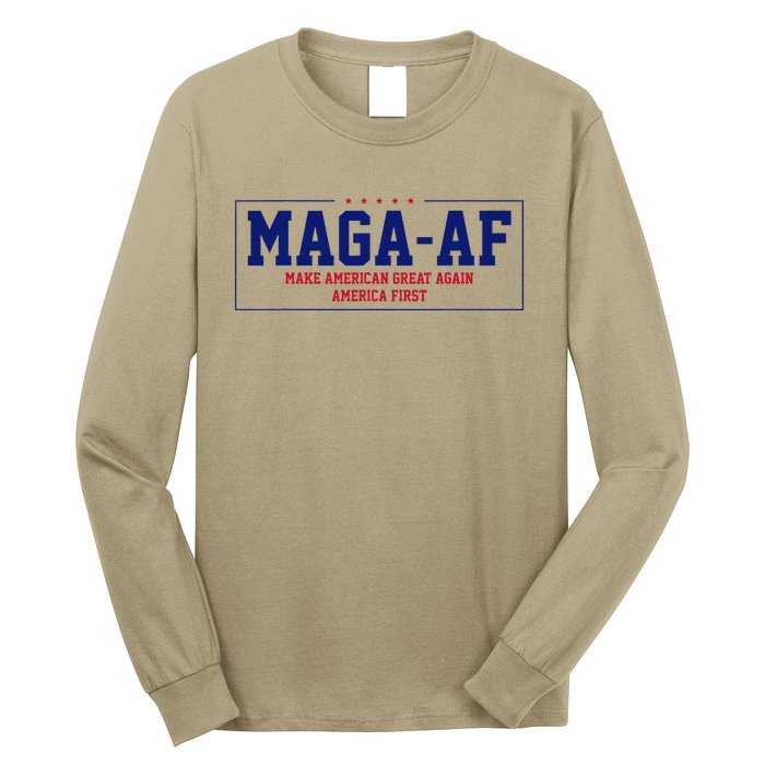 Magaa.F. Make American Great Again America First Long Sleeve Shirt