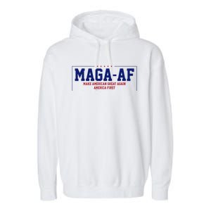 Magaa.F. Make American Great Again America First Garment-Dyed Fleece Hoodie