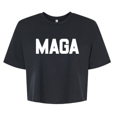 MAGA Make America Great Again Red Hats For Trump Bella+Canvas Jersey Crop Tee