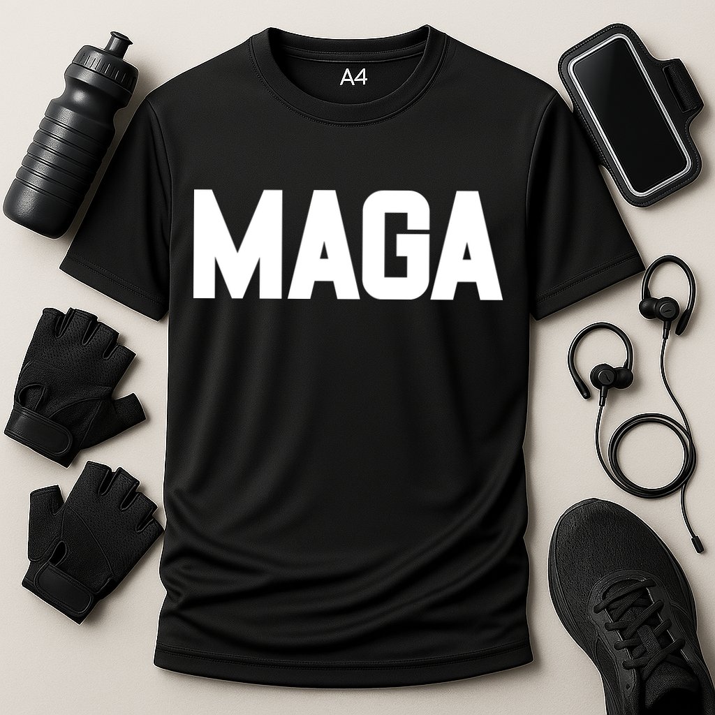 MAGA Make America Great Again Red Hats For Trump Cooling Performance Crew T-Shirt