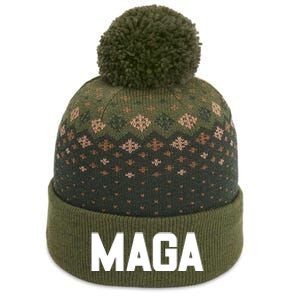 MAGA Make America Great Again Red Hats For Trump The Baniff Cuffed Pom Beanie