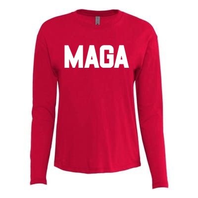 MAGA Make America Great Again Red Hats For Trump Womens Cotton Relaxed Long Sleeve T-Shirt