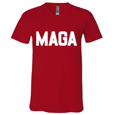 MAGA Make America Great Again Red Hats For Trump V-Neck T-Shirt