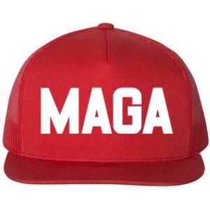 MAGA Make America Great Again Red Hats For Trump Flat Bill Trucker Hat