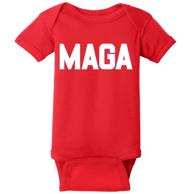 MAGA Make America Great Again Red Hats For Trump Baby Bodysuit