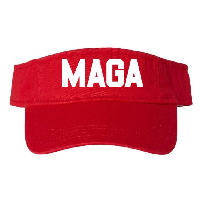 MAGA Make America Great Again Red Hats For Trump Valucap Bio-Washed Visor