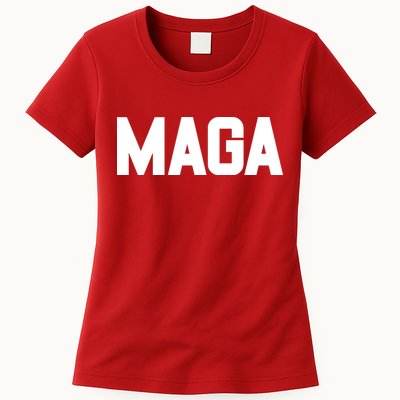 MAGA Make America Great Again Red Hats For Trump Womens T-Shirt