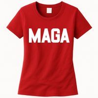 MAGA Make America Great Again Red Hats For Trump Womens T-Shirt