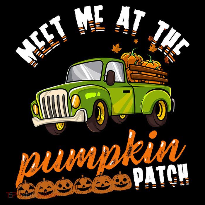 Meet Me At The Pumpkin Patch Truck Thanksgiving Farmer Tall T-Shirt