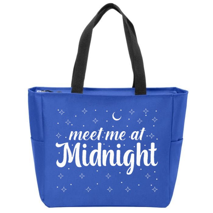 Meet Me At Midnight Zip Tote Bag