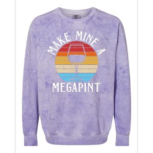 Make Mine A Megapint Wine Lover Johnny Depp Colorblast Crewneck Sweatshirt