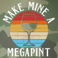 Make Mine A Megapint Wine Lover Johnny Depp Legacy Tie Dye Trucker Hat